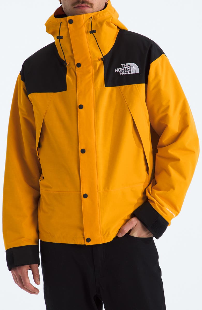 The North Face DryVent<sup
™</sup
 Mono Mountain Jacket, Main, color, Summit Gold/ Tnf Black