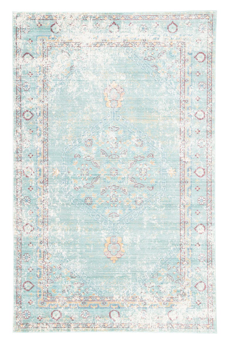 Contemporary Porcelain Rug, Main, color, BLUE/ GREY