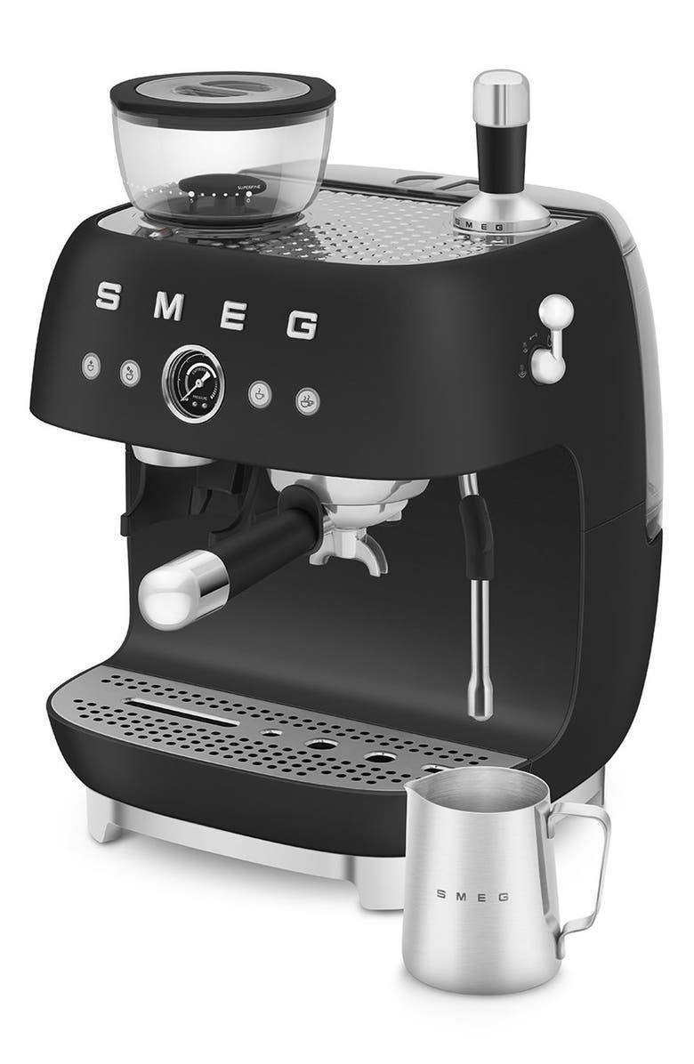smeg Espresso Machine with Coffee Grinder, Alternate, color, 