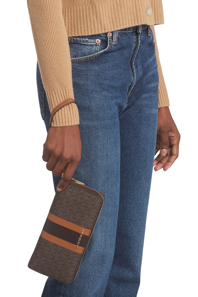 Jet Set Travel Continental Wallet, Alternate, color, BROWN/ ACORN