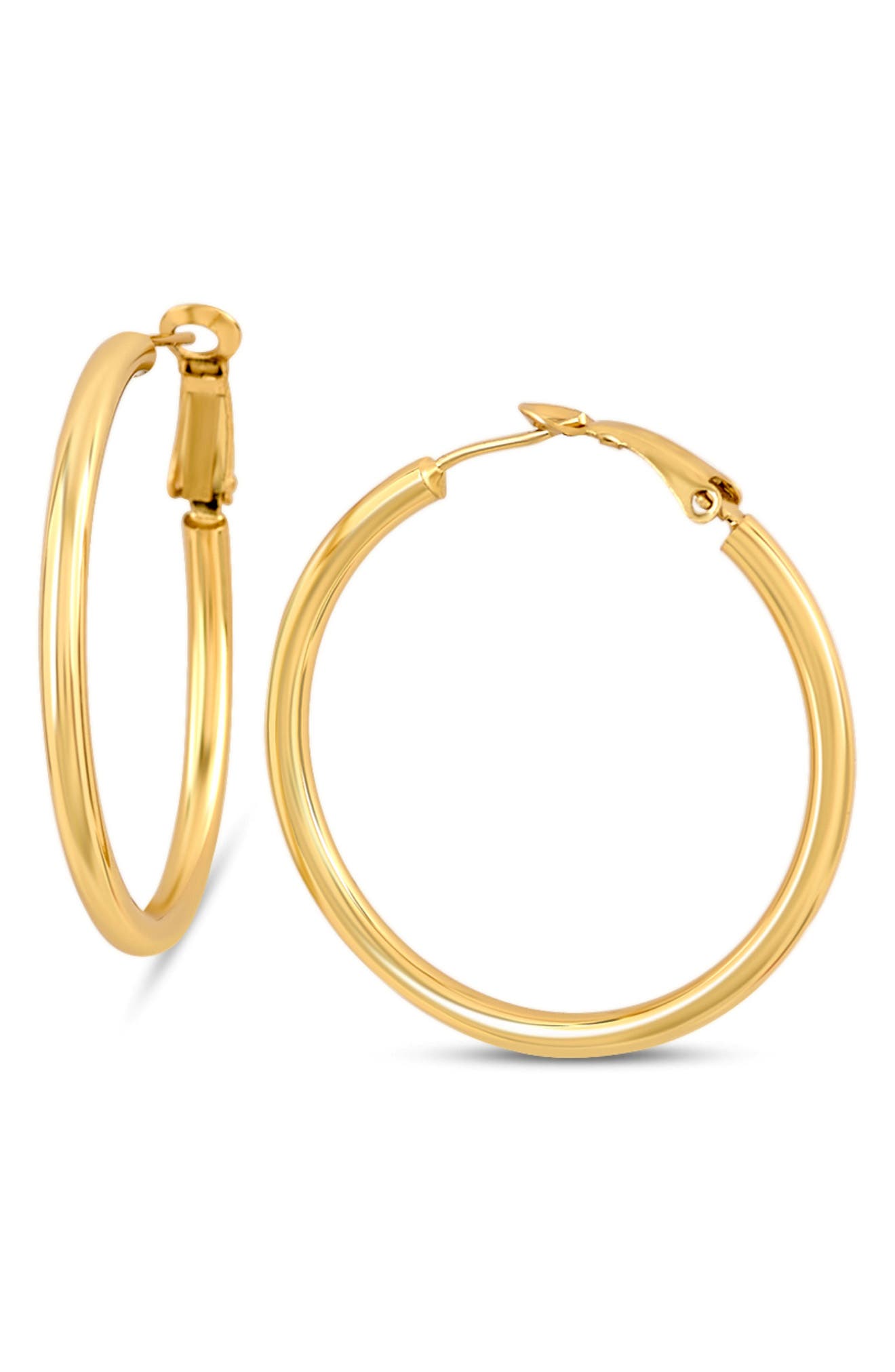 AMERICAN EXCHANGE Slim Hoop Earrings