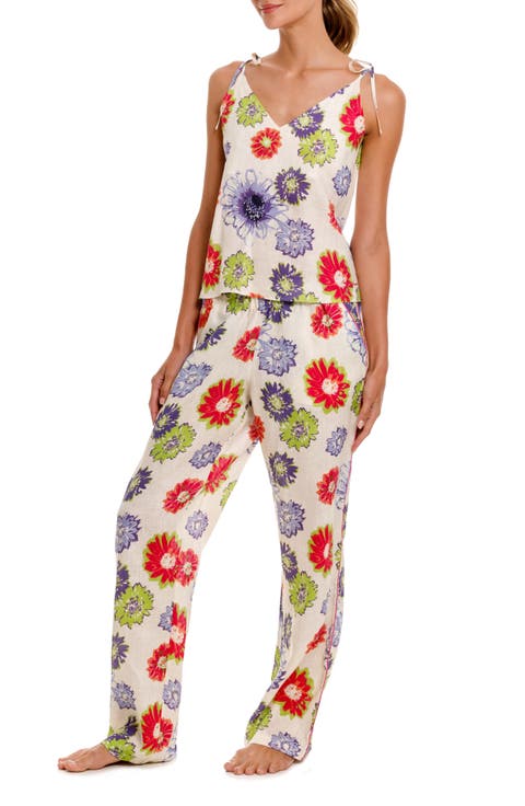 Amelie Floral Linen Pajamas