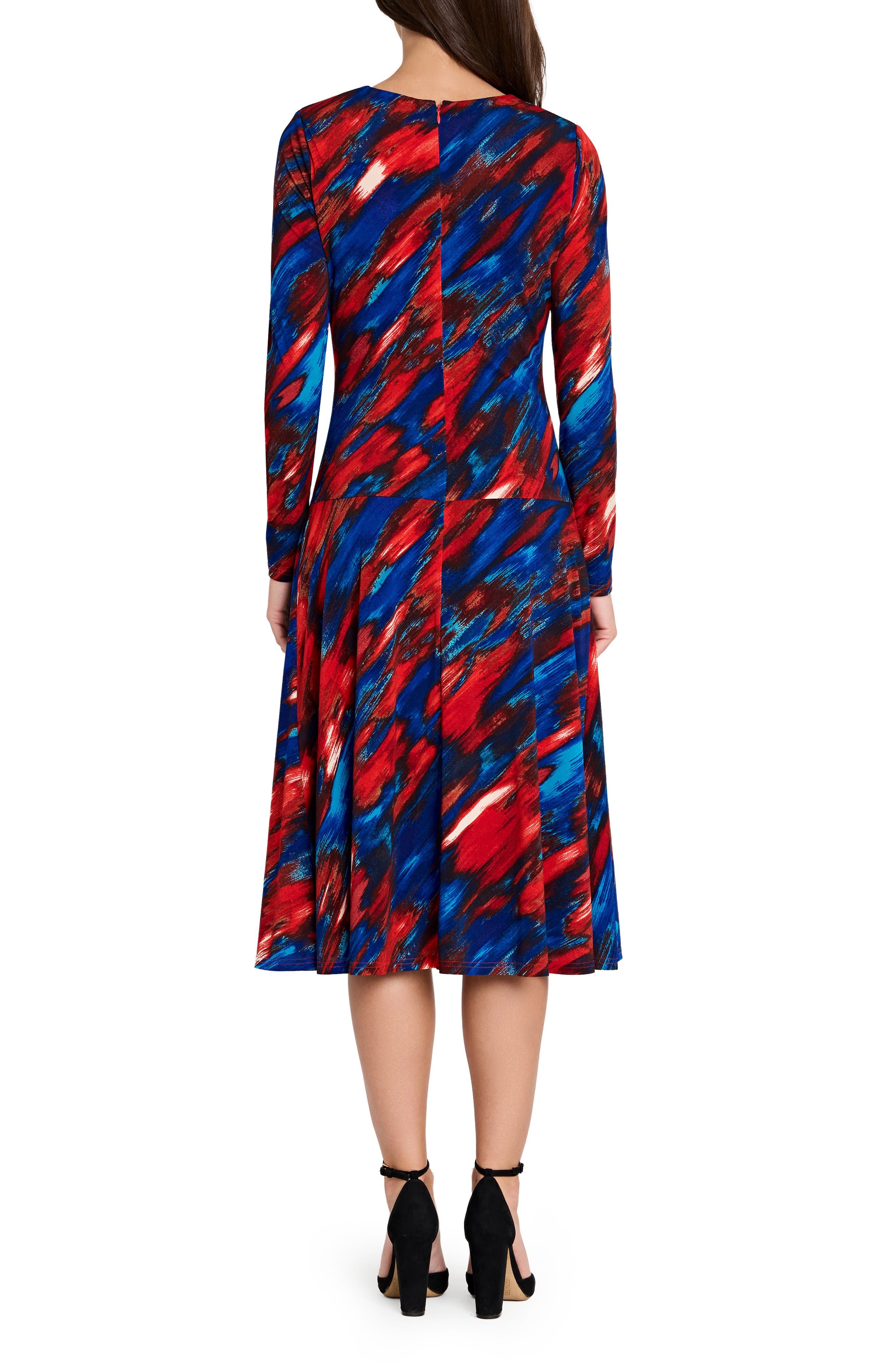 Ruched Long Sleeve Dress - image 2