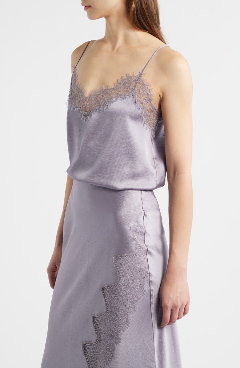 BOSS Orange Ilessy Eyelash Lace Camisole, Alternate, color, Light/ Pastel Purple