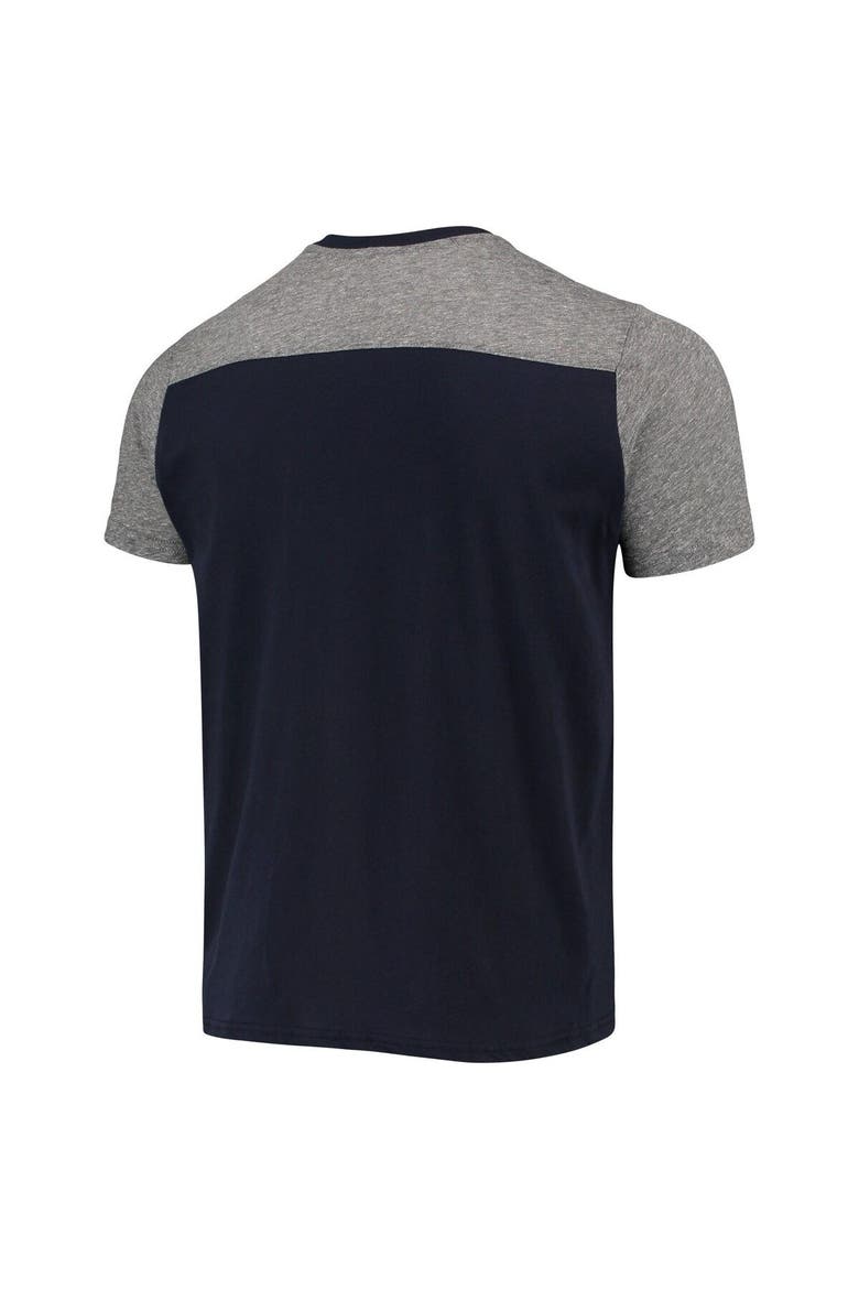 Men's Majestic Threads Navy/Gray New England Patriots Field Goal Slub T-Shirt, Alternate, color, Navy