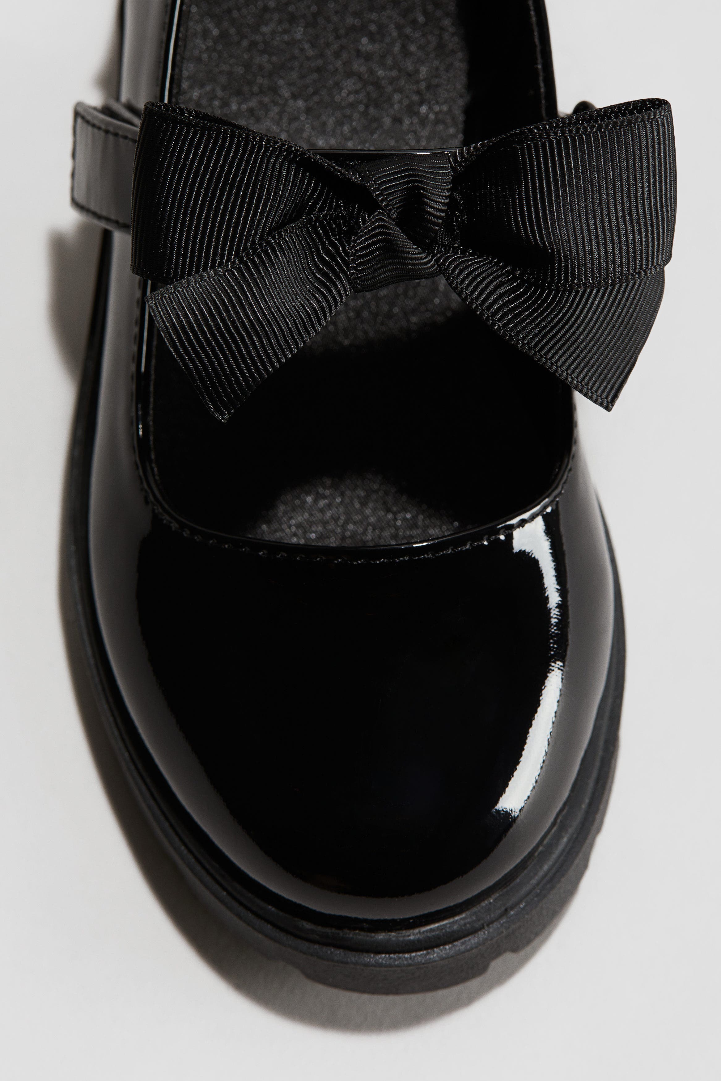 H&M Chunky School Mary Janes, Alternate, color, Black