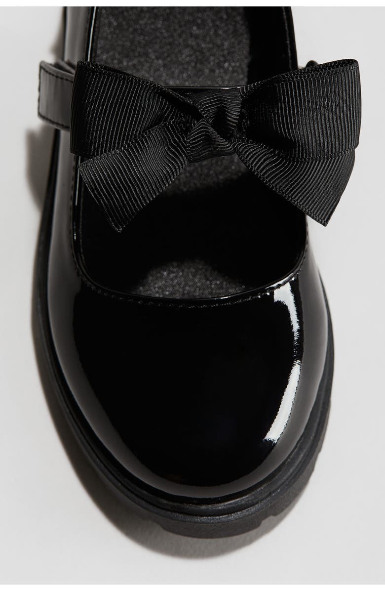 H&M Chunky School Mary Janes, Alternate, color, Black