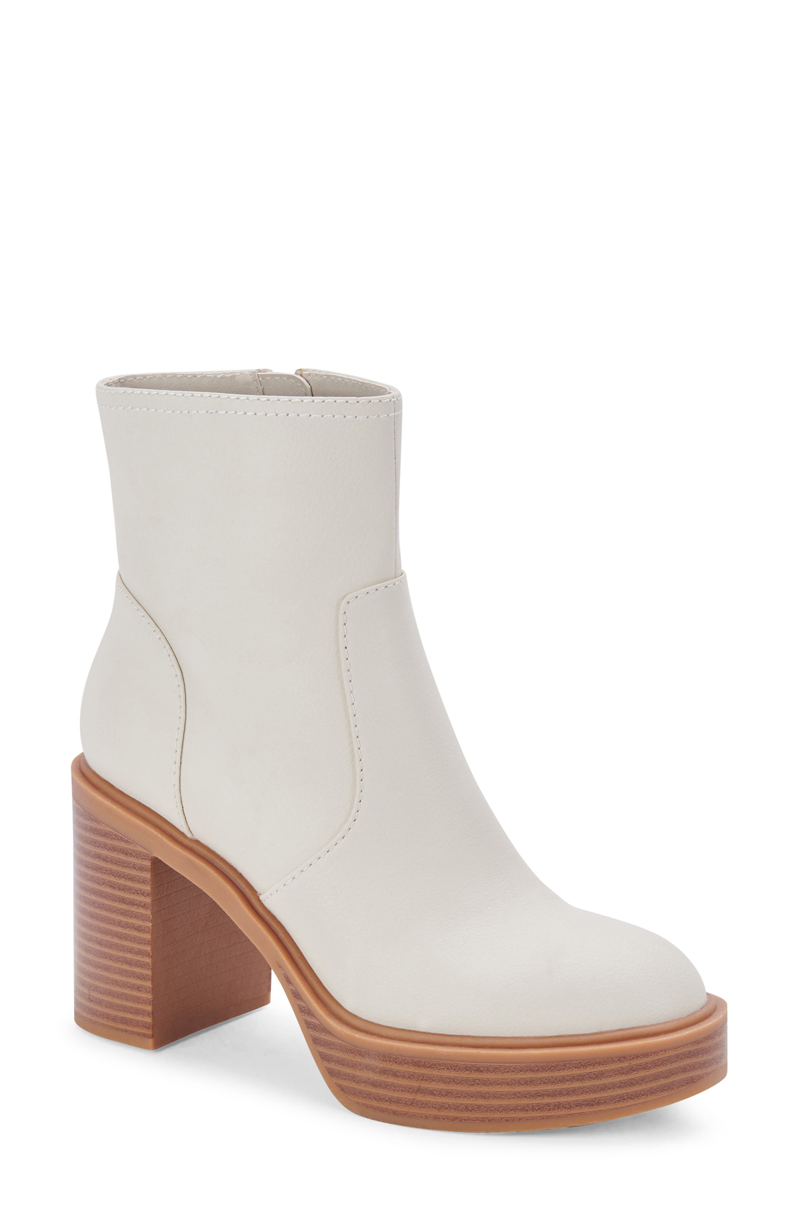 Dolce Vita Round Toe Platform Bootie, Main, color, 