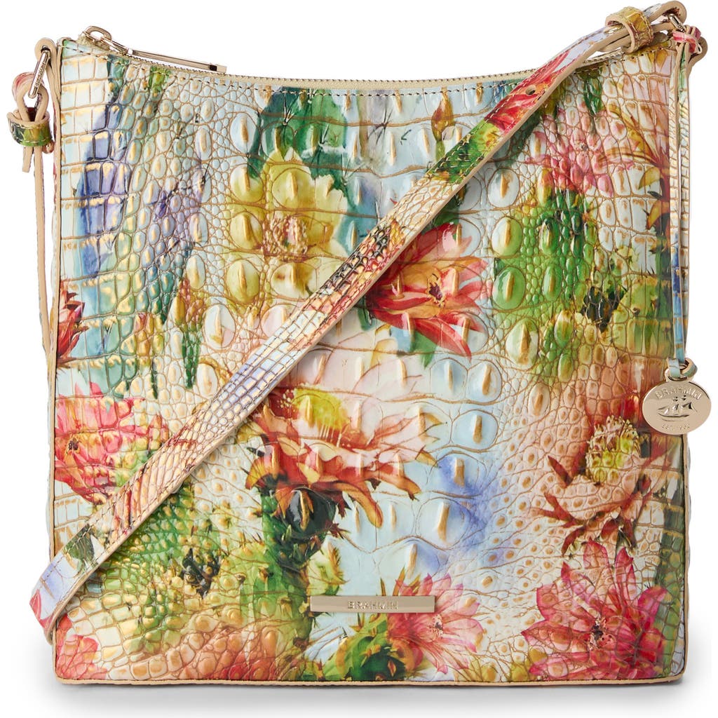 Brahmin Katie Croc Embossed Leather Crossbody Bag
