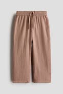 H&M Cotton Muslin Joggers