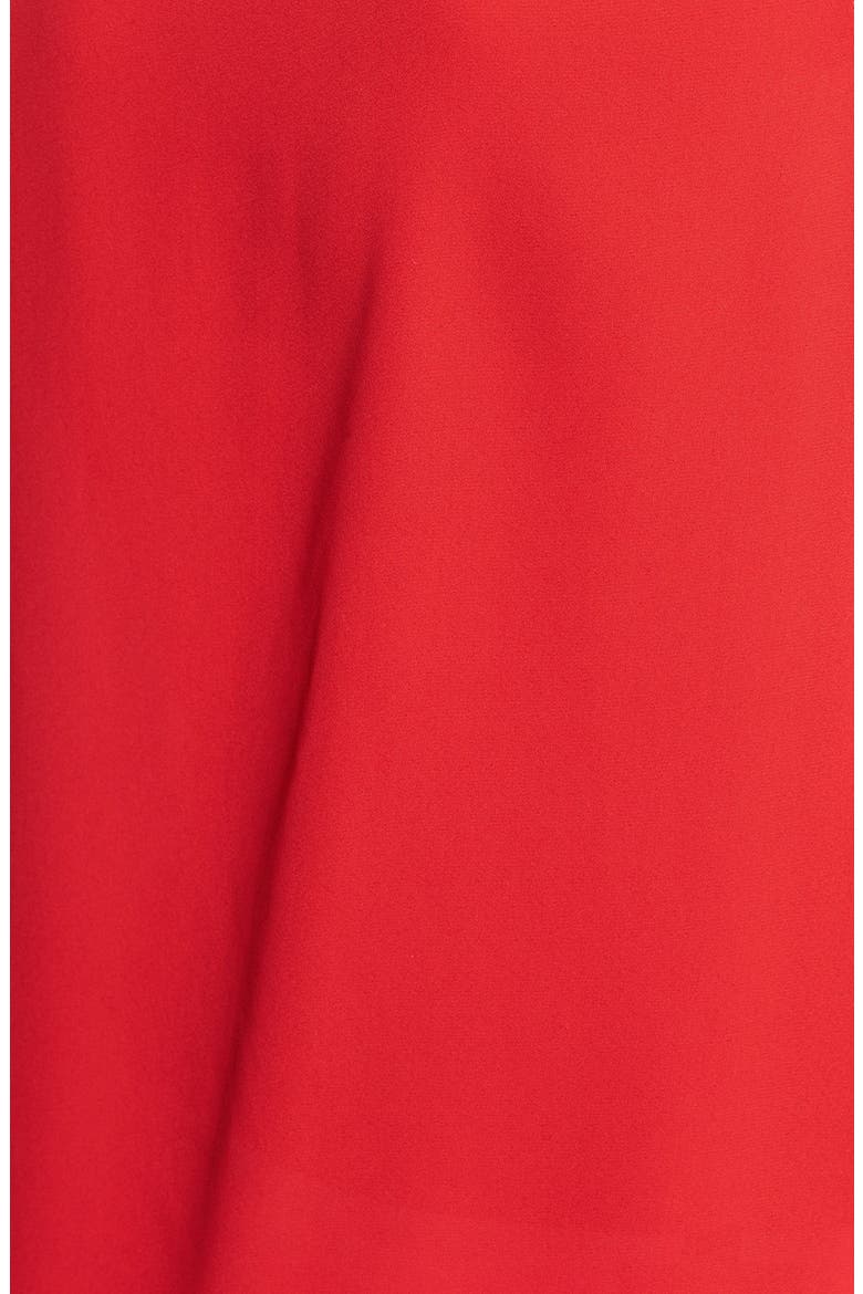 Sleeveless Wrap Front Shirttail Blouse, Alternate, color, FLAME