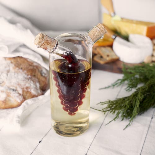 Twine Oil Vinegar Cruet In Clear
