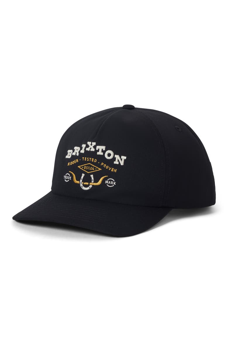 Beekman Herringbone Driving Cap, Main, color, BLACK