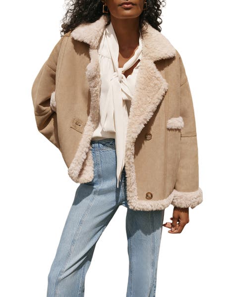 Faux Fur Lined Reversible Jacket