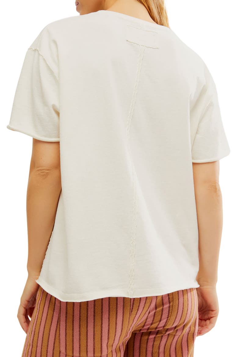Sunshine Smiles Oversize Cotton Graphic T-Shirt, Alternate, color, IVORY COMBO