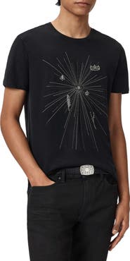John Varvatos Eye & Element Embroidered Graphic T-Shirt