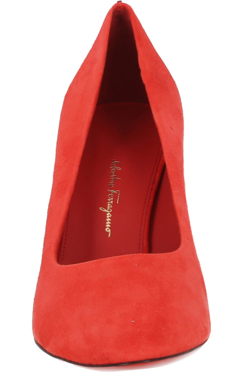 FERRAGAMO Judy Stiletto Pump, Alternate, color, Red