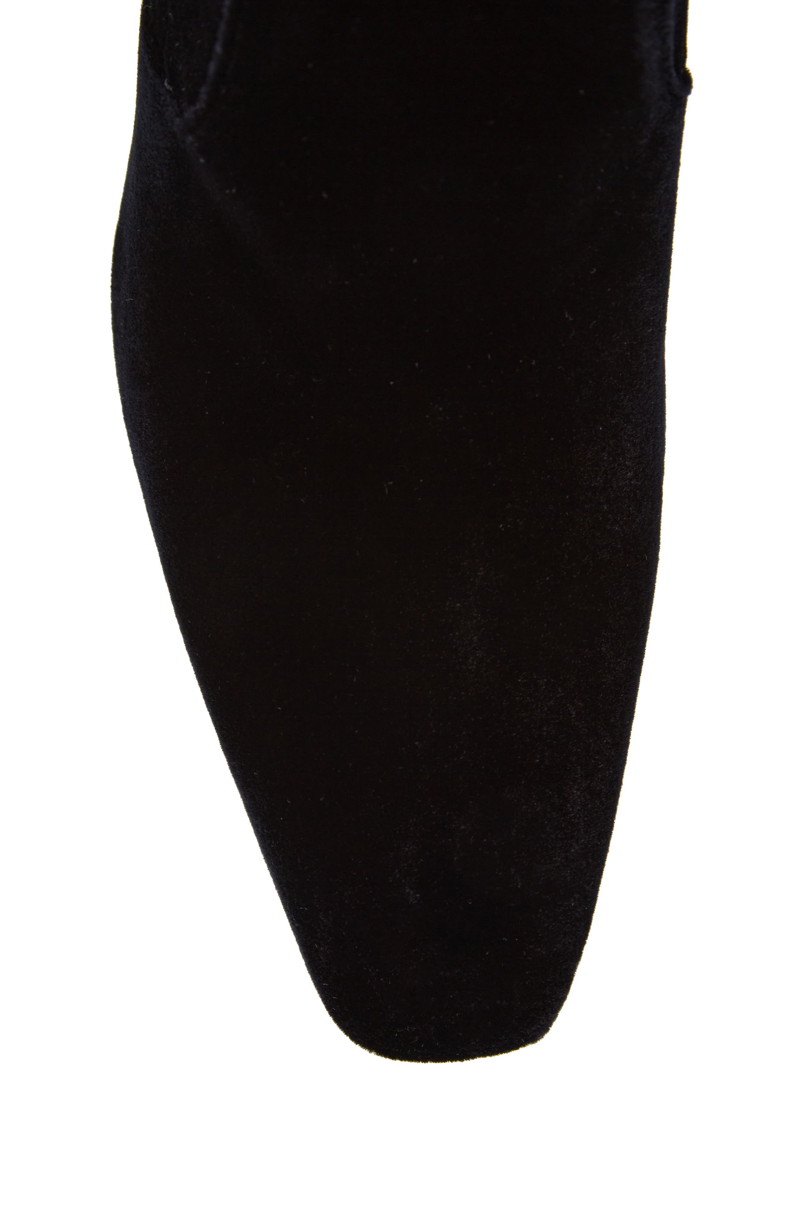 Saint Laurent Auteuil Over the Knee Stretch Velvet Boot, Alternate, color, 