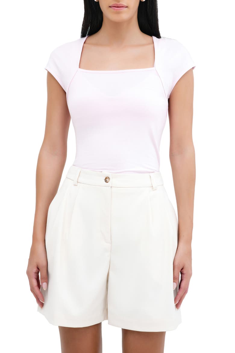Kiana Square Neck Top, Main, color, MAUVE