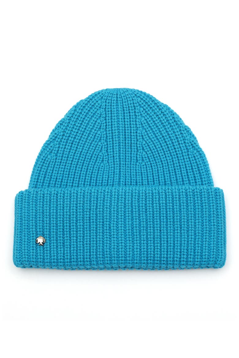 spade cuff beanie, Main, color, BRIGHT CERULEAN