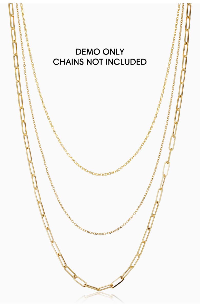 Oradina 14K Gold Layer Me Clasp, Alternate, color, Yellow Gold