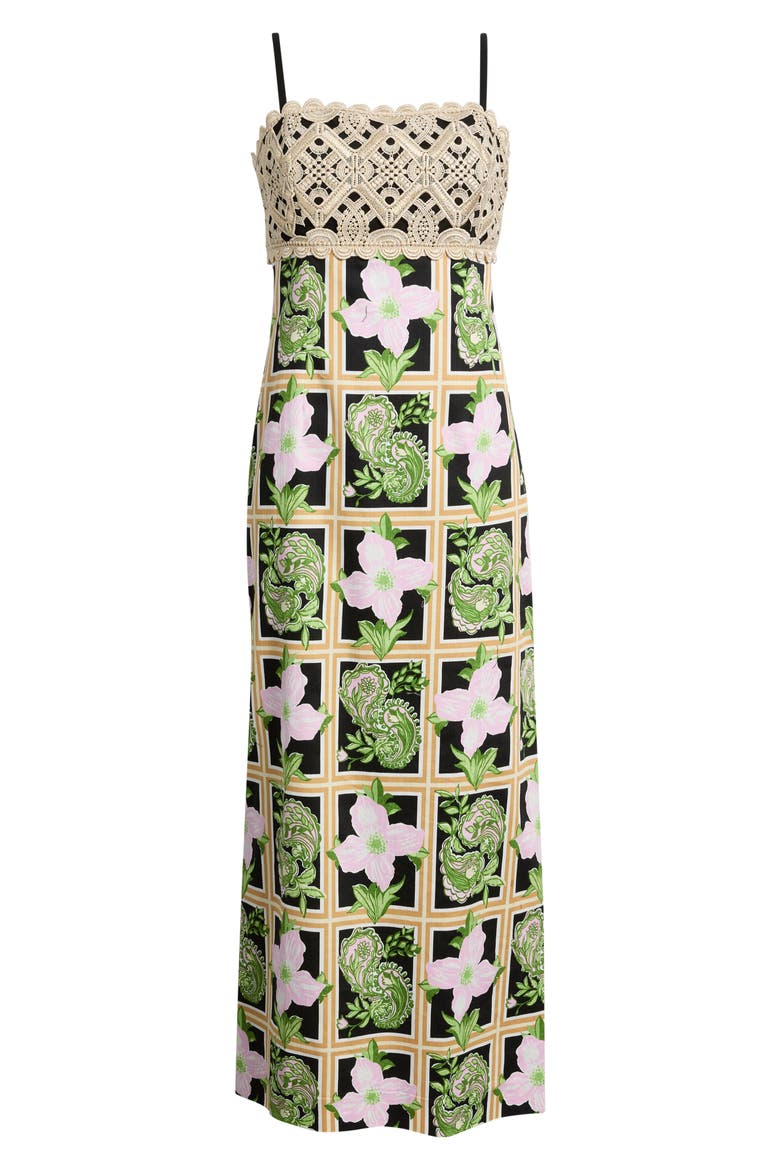 Vena Floral Print Sleeveless Dress, Alternate, color, ONYX WINDOW SHOPPER