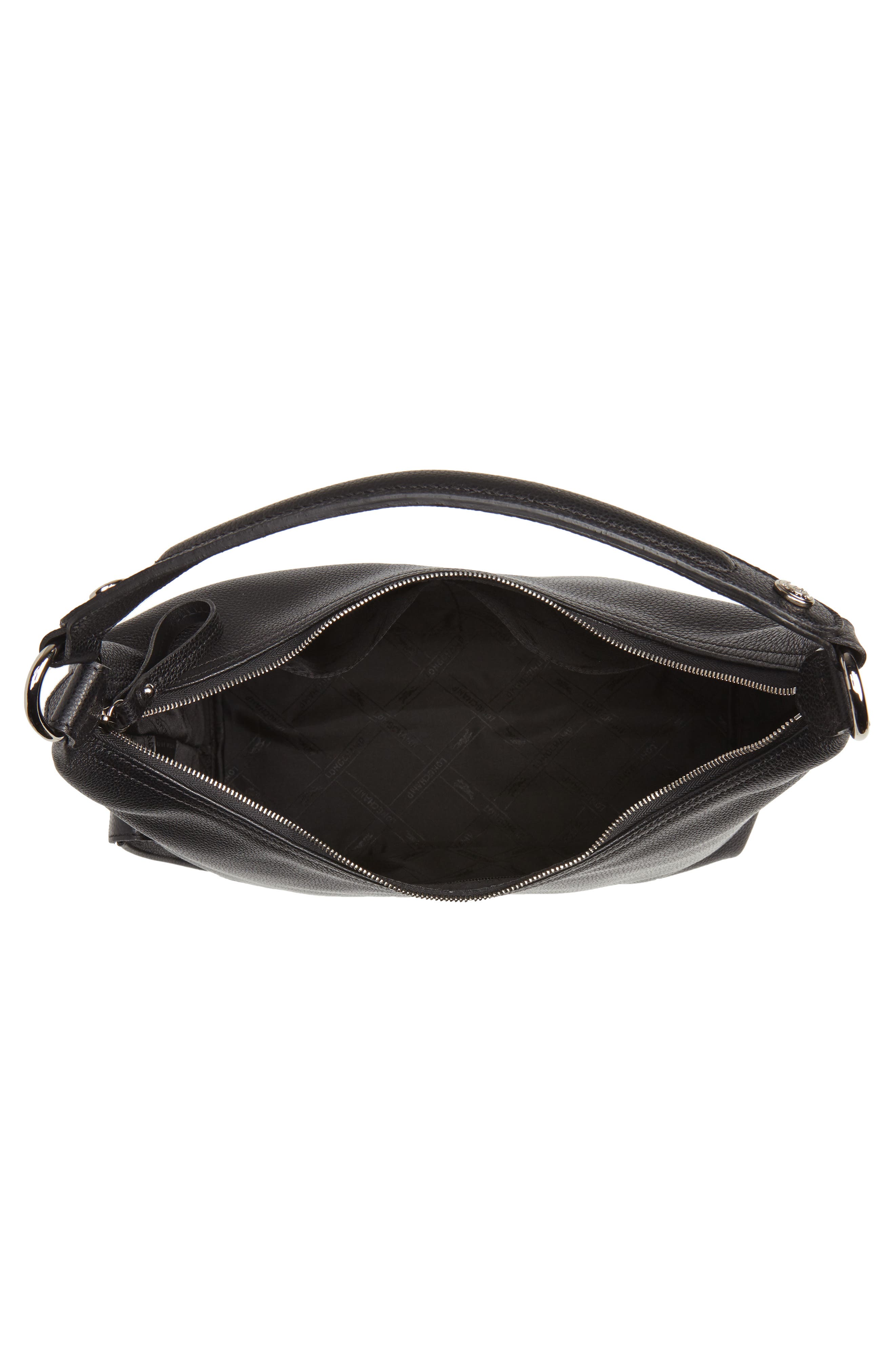 Longchamp Le Foulonné Leather Hobo, Alternate, color, 