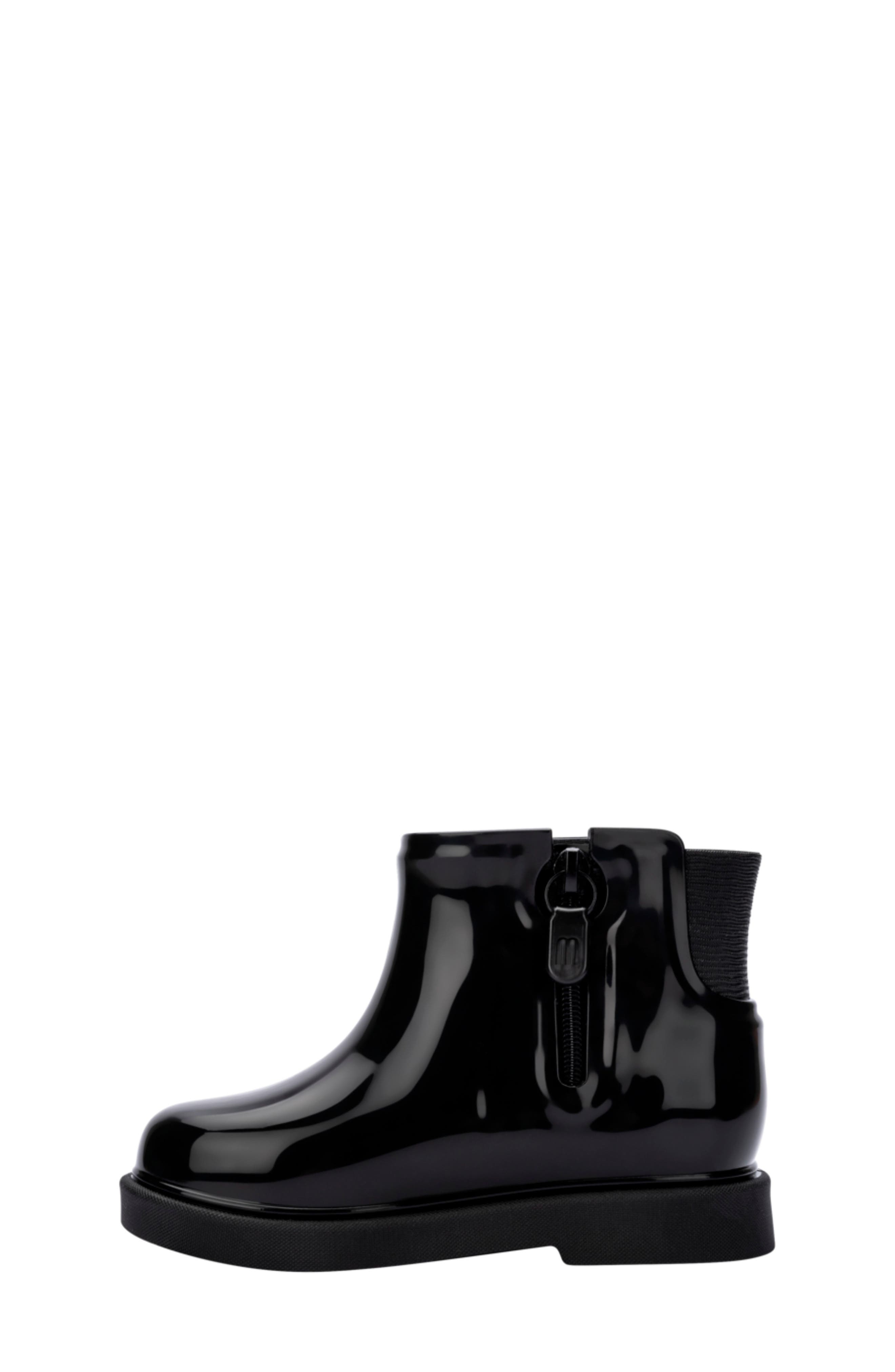 Mini Melissa Kids' Chelsea Boot, Alternate, color, Black