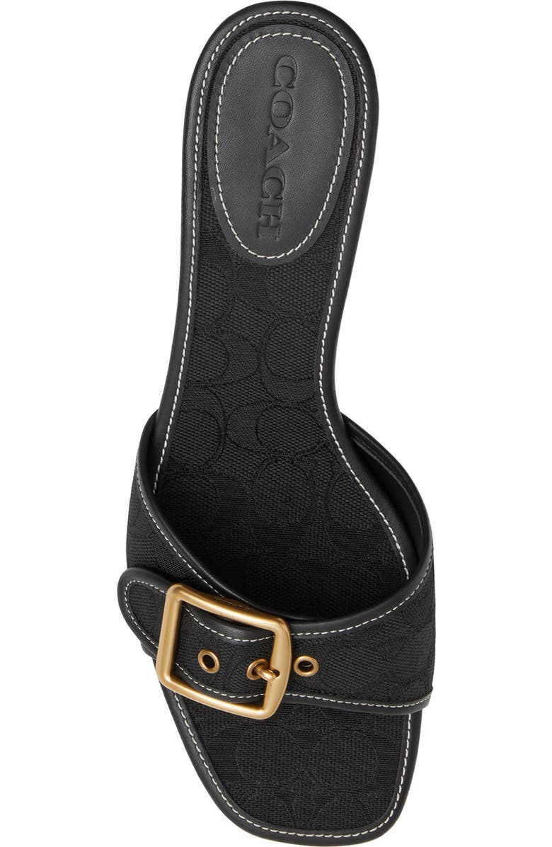 COACH Margot Signature Jacquard Slide Sandal, Alternate, color,