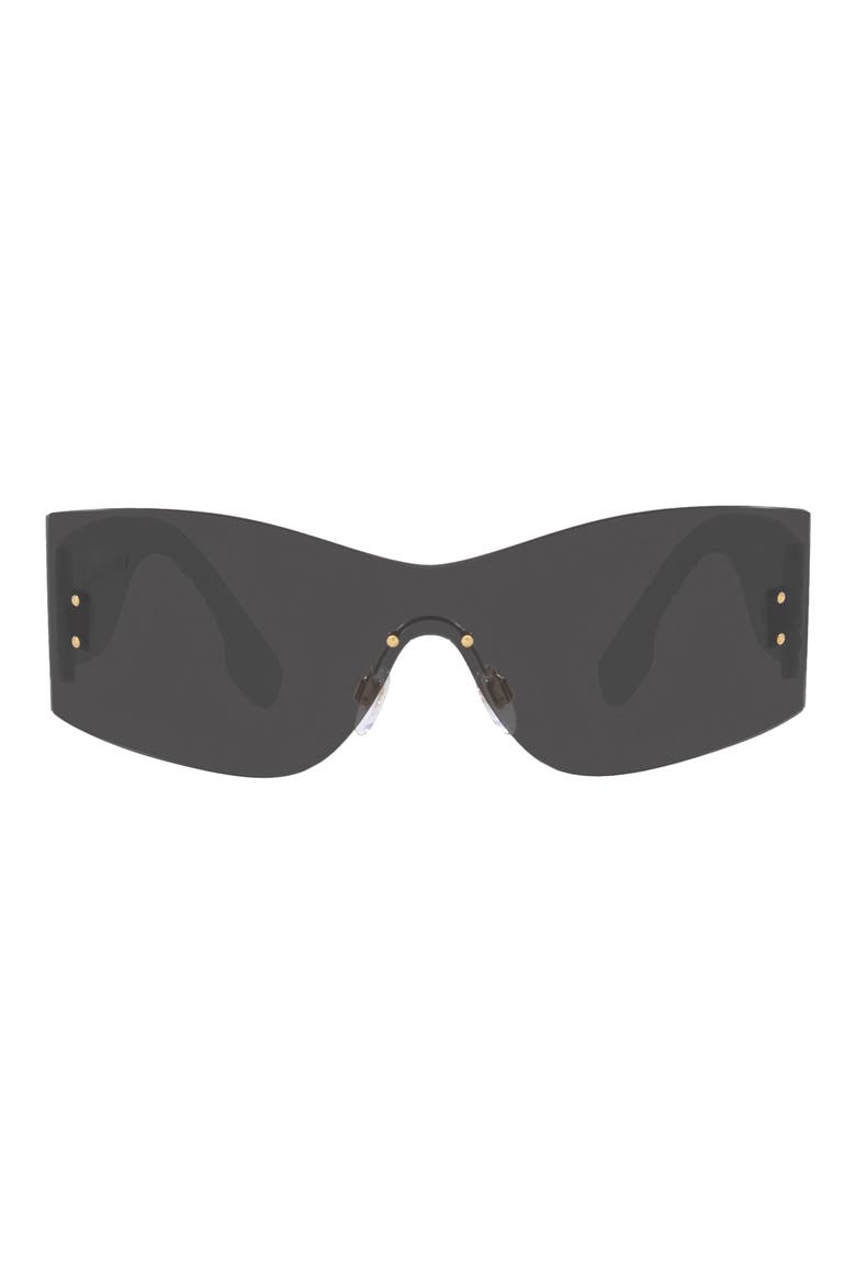 Shield Sunglasses, Main, color, DARK GREY
