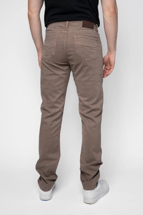 Shop Jack Of Spades Jack Fit Five Pocket Pants In Brushed Mauve