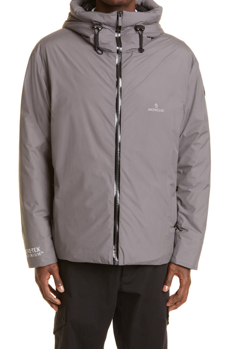 Timor Water Resistant Gore-Tex® Infinium™ Down Jacket, Main, color, GREY