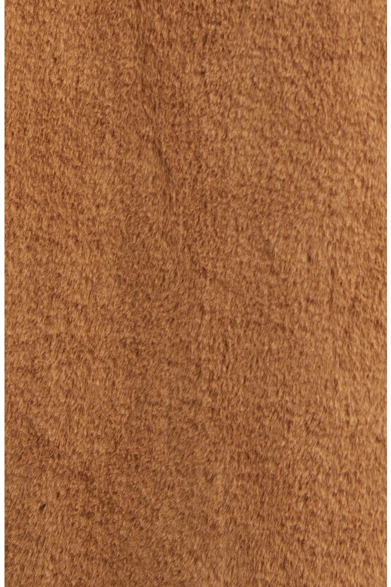 Dropped Shoulder Faux Fur Coat, Alternate, color, WHITE/CAMEL