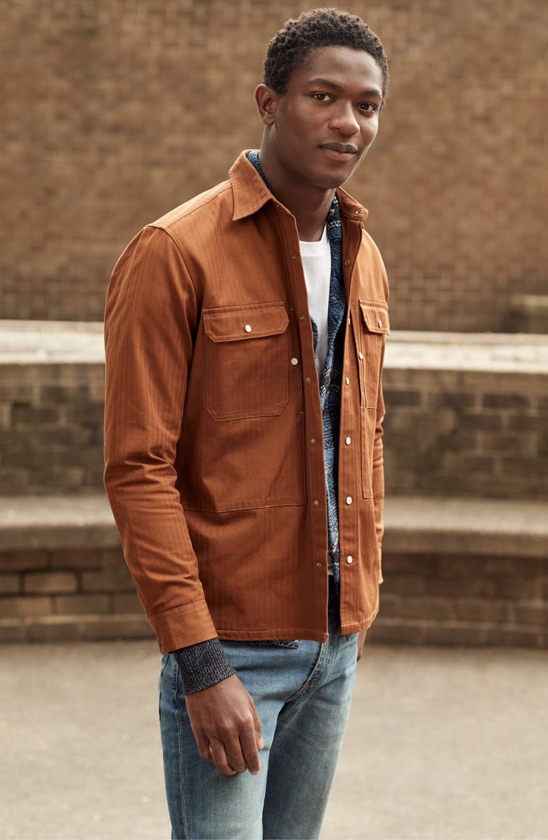 J.Crew Wallace & Barnes Stretch Duck Canvas Shirt Jacket, Alternate, color, 