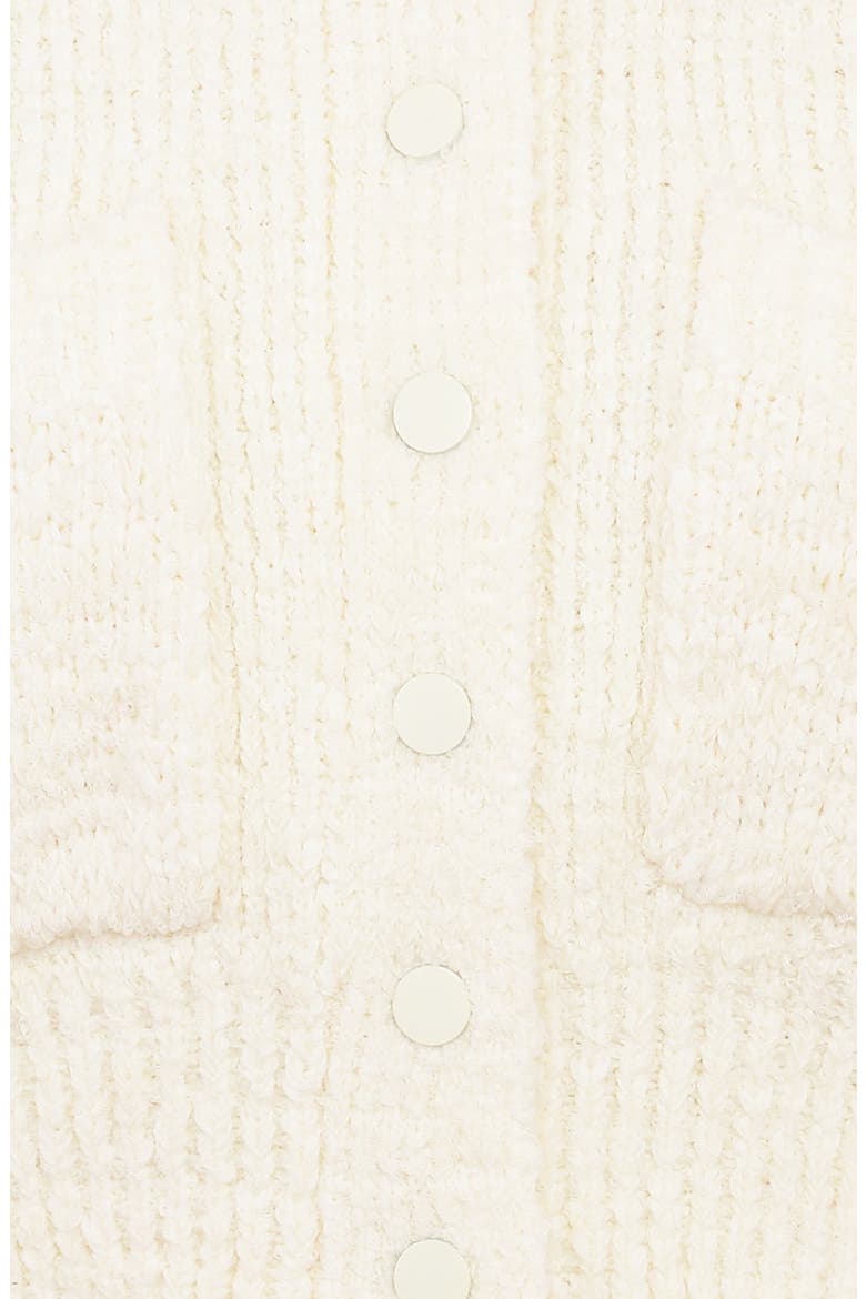 Salilah Chenille Bomber Cardigan, Alternate, color, CREAM