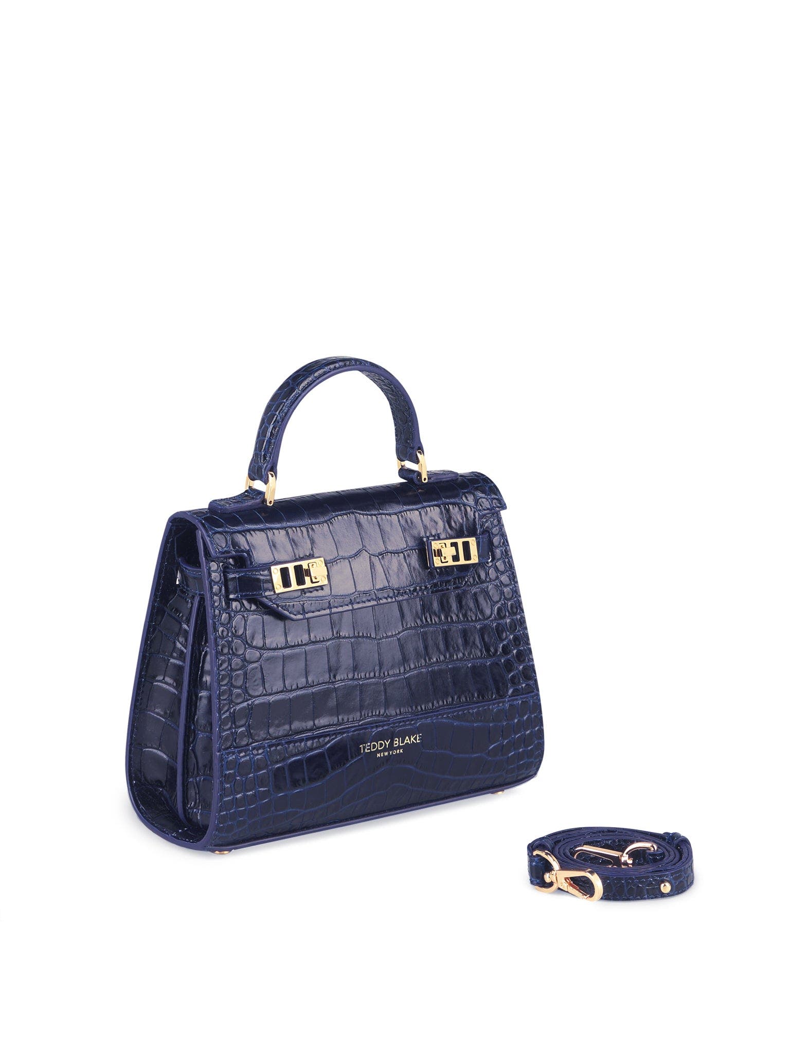 Teddy Blake Kim Croco 9", Alternate, color, Croco Dark Blue