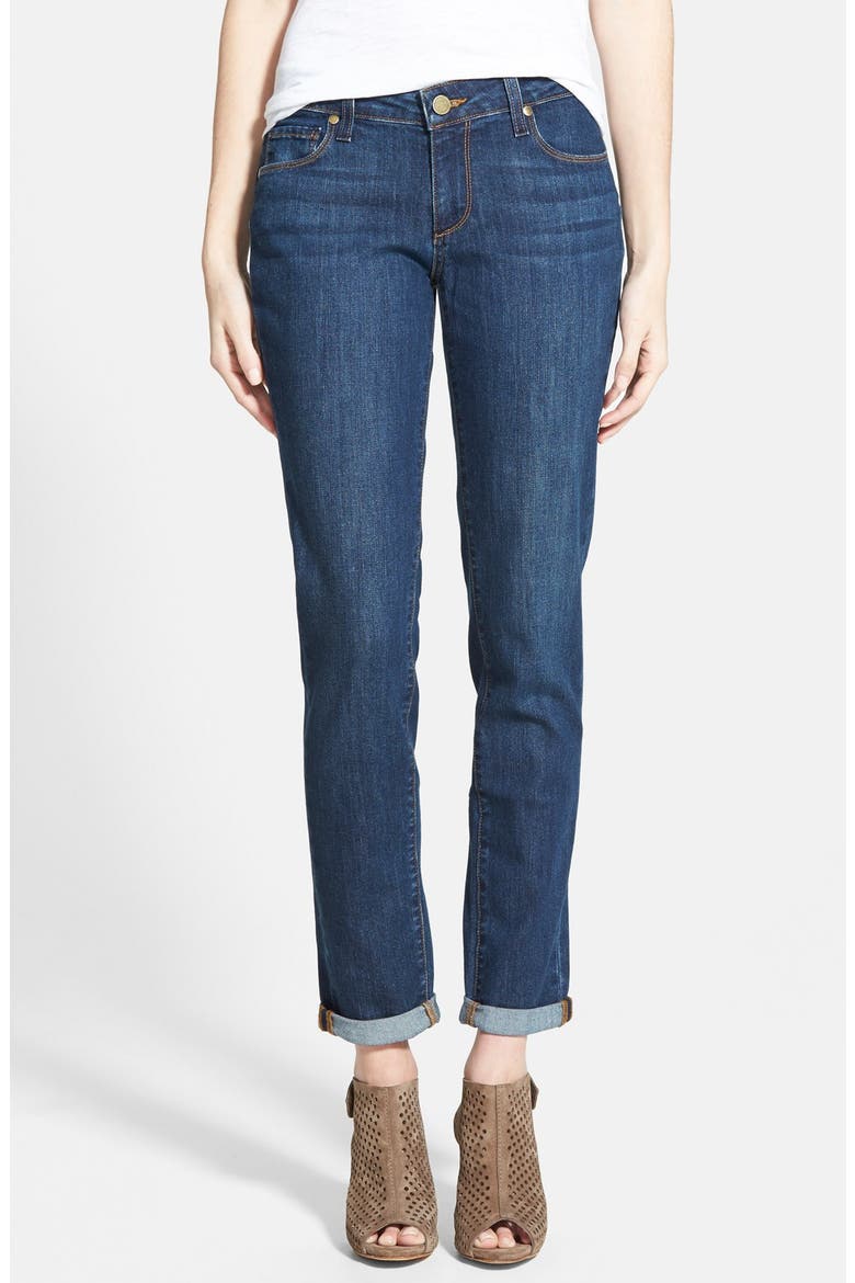 Denim 'Jimmy Jimmy' Boyfriend Skinny Jeans, Main, color, MISCHA BLUE
