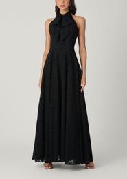 Shoshanna Midnight Jill Santo Organza Dress