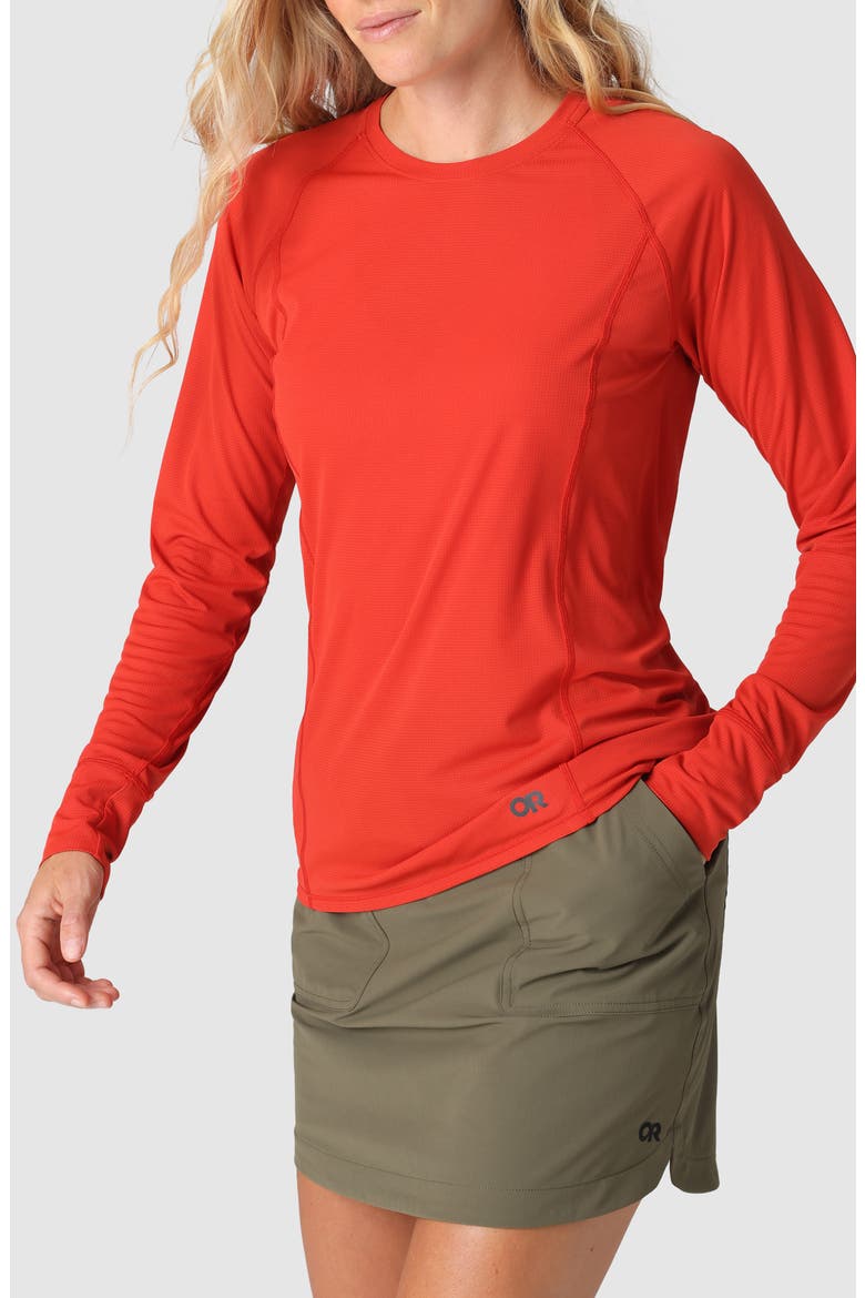 Echo Performance Long Sleeve T-Shirt, Alternate, color, CARDINAL