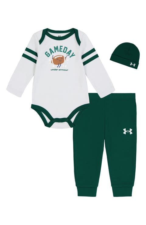 Kids' Gameday 3-Piece Bodysuit, Pants & Beanie Set