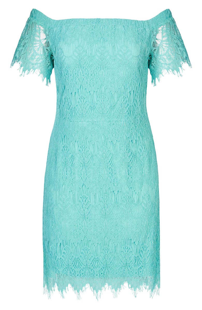 City Chic Off the Shoulder Lace Dress | Nordstrom