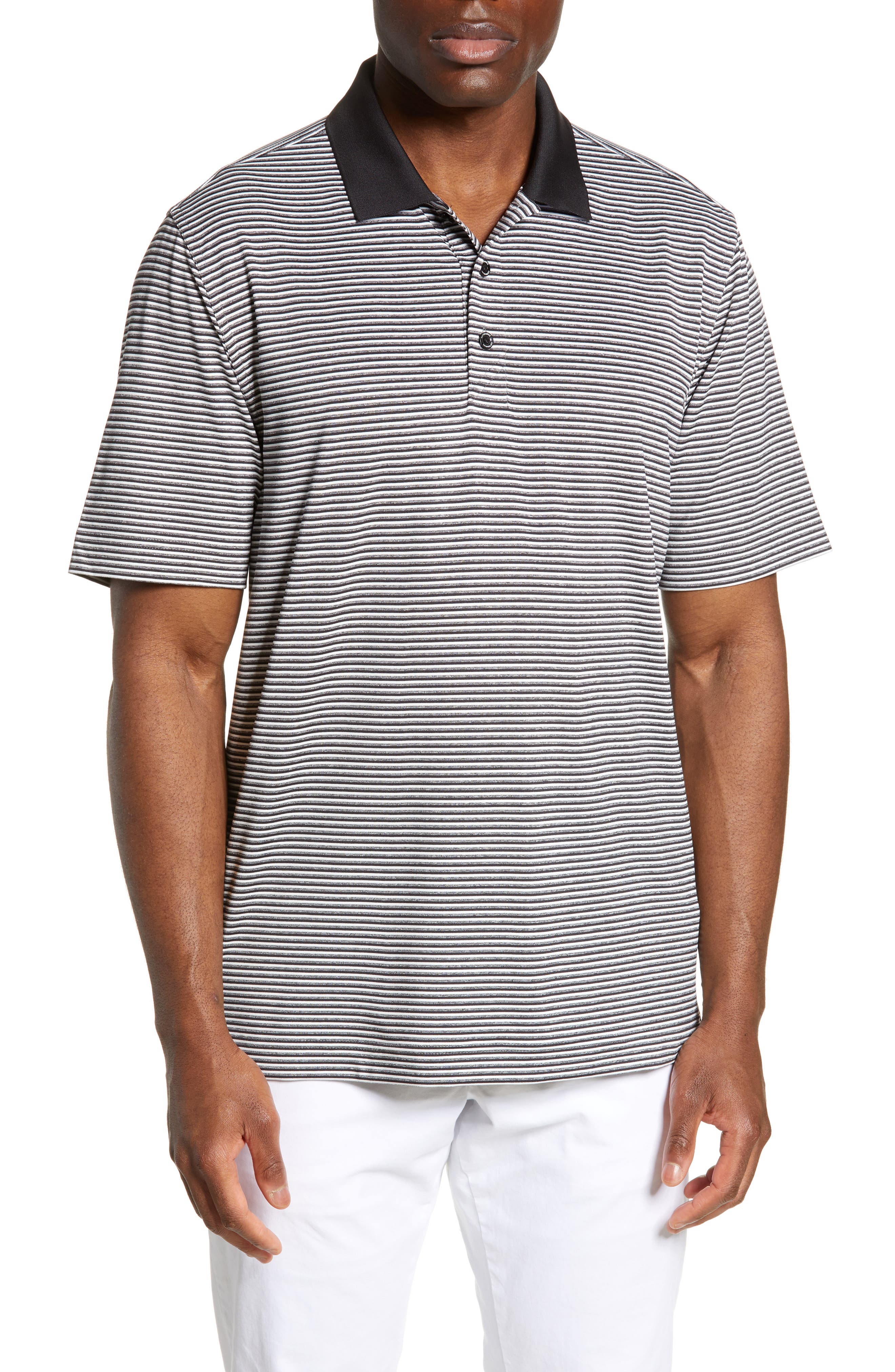 Forge DryTec Stripe Performance Polo