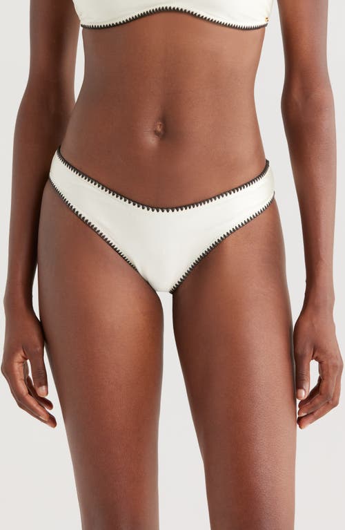 BOAMAR Saal Bikini Bottoms in Shimmer Ivory 