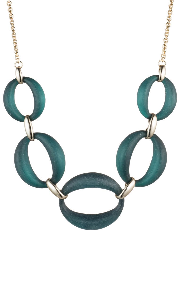 Alexis Bittar Essentials Large Lucite<sup>®</sup> Link Necklace, Main, color, 