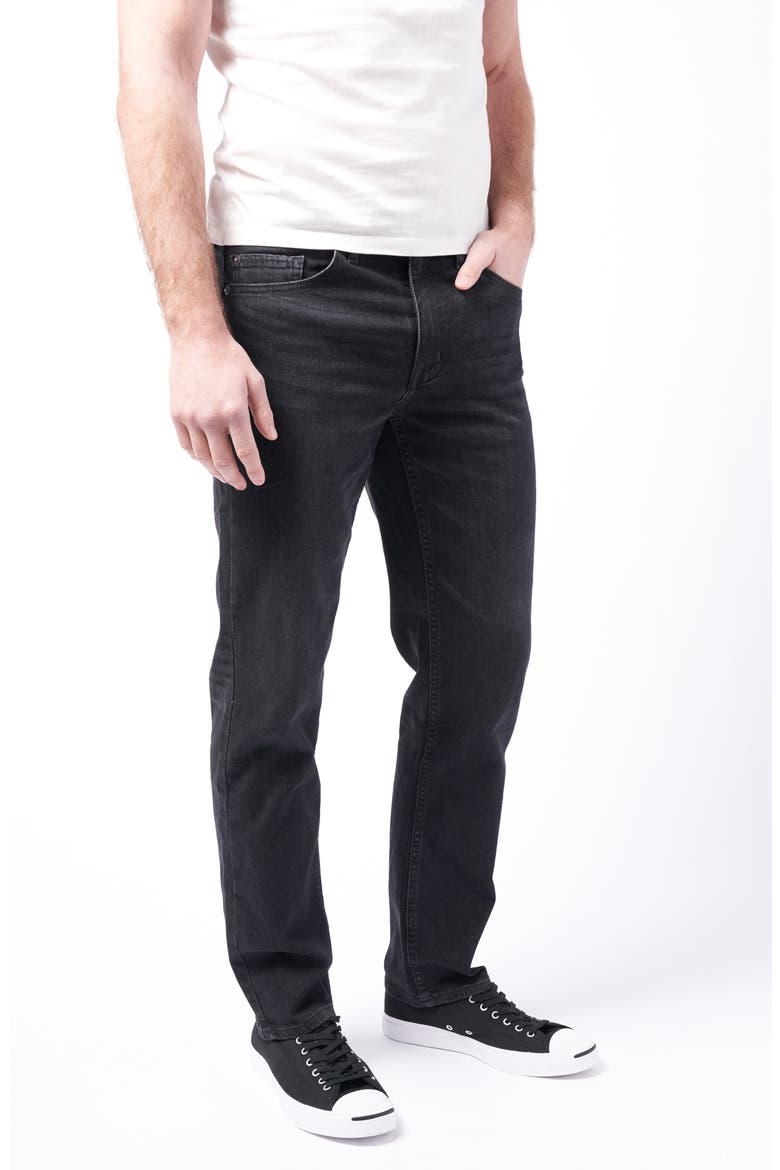 Slim Straight Leg Performance Jeans, Alternate, color, BLACK CREEK