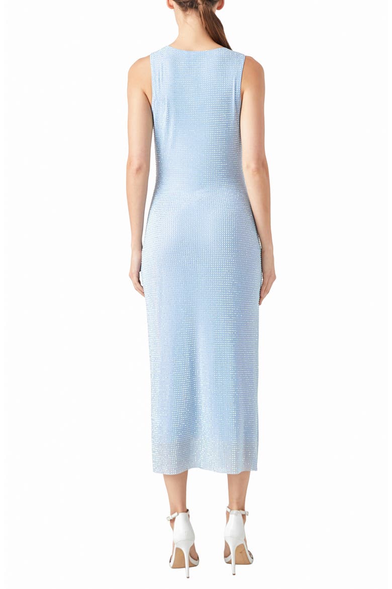 Embellished Rhinestone Mesh Midi Dress, Alternate, color, POWDER BLUE