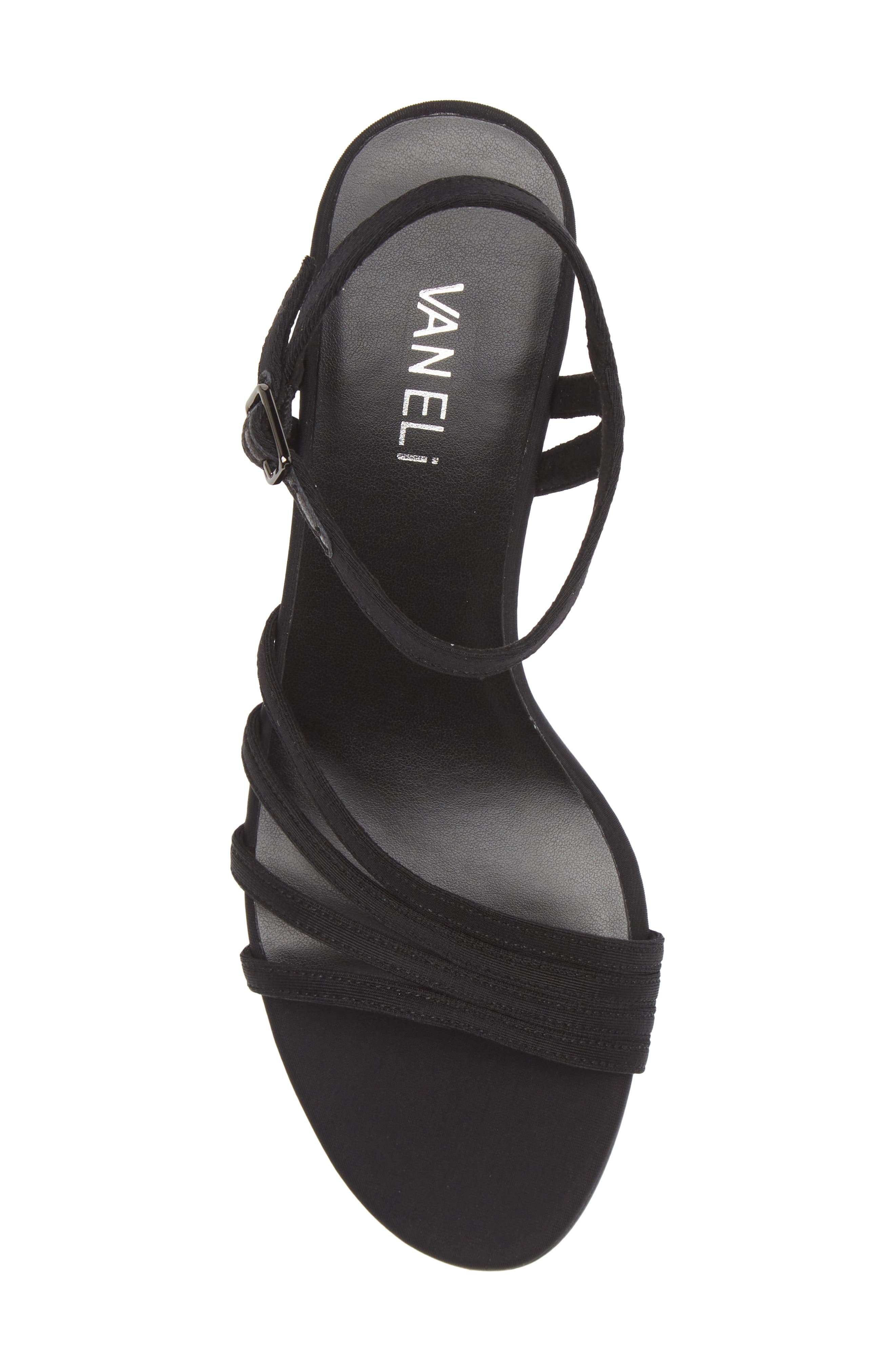 VANELi Mimi Strappy Sandal, Alternate, color, Black