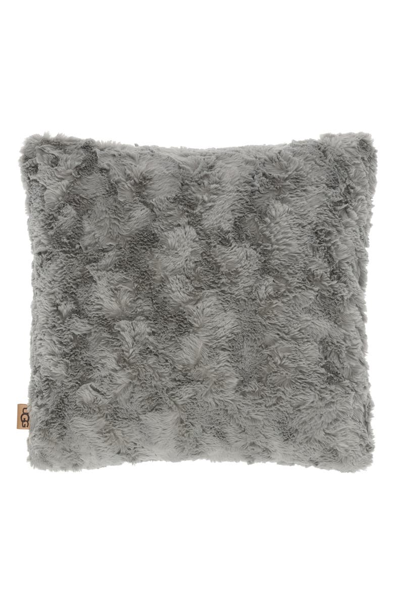 UGG<sup>®</sup> Adalee Faux Fur Accent Pillow, Main, color,