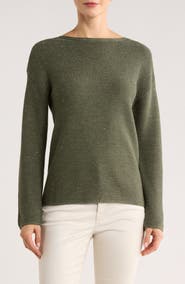 Tommy Bahama Crystal Sands Sequin Relaxed Fit Cotton Blend Sweater