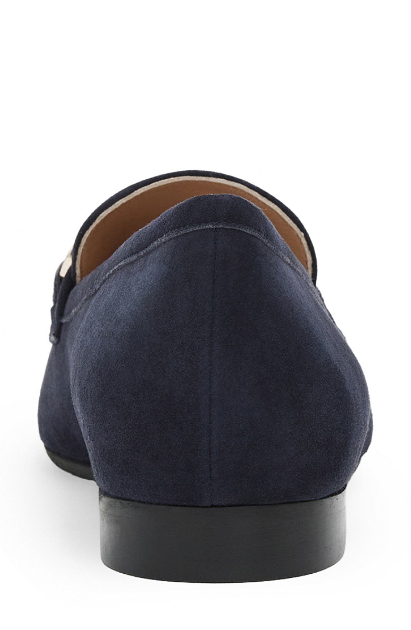 Lumera Bit Loafer, Alternate, color, NAVY SUEDE